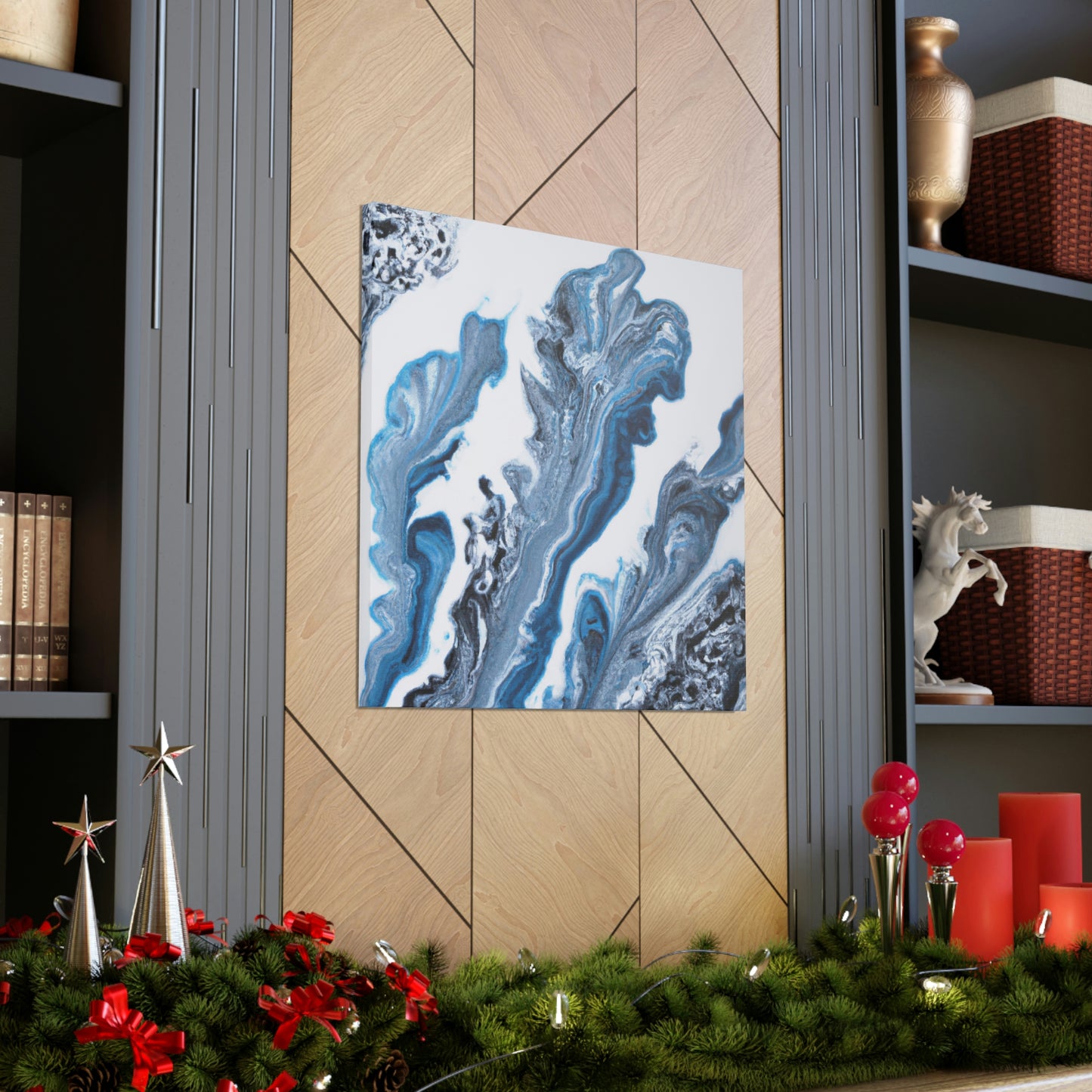 Blue Whirl - Canvas