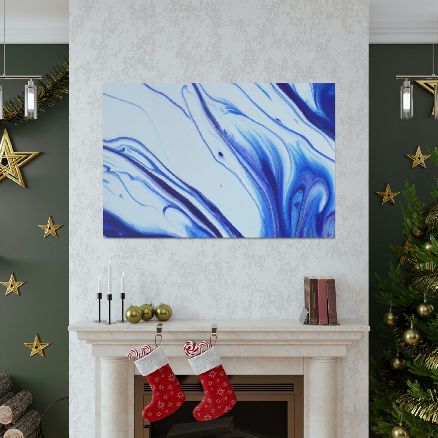 Aqua Sky. - Canvas