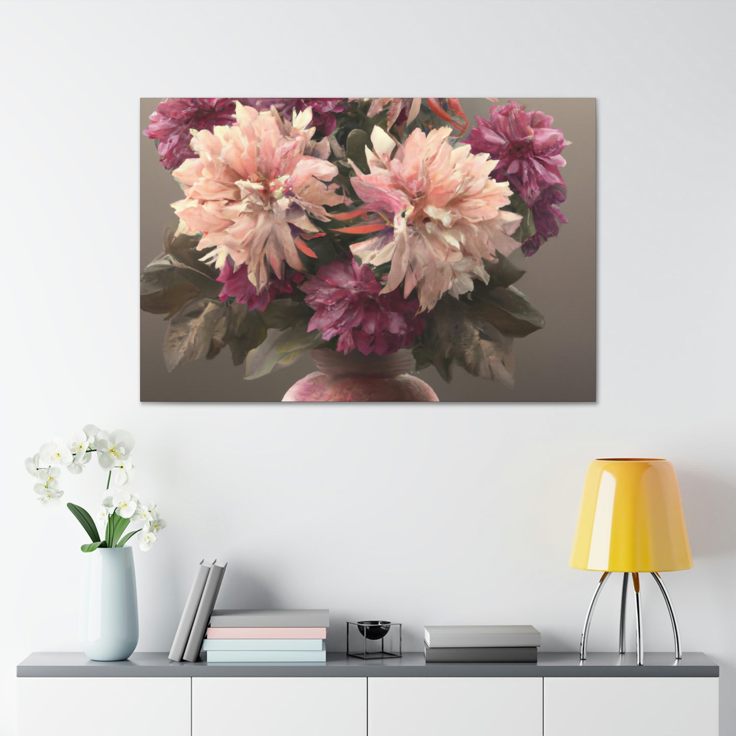 "Floral Finesse Art" - Canvas