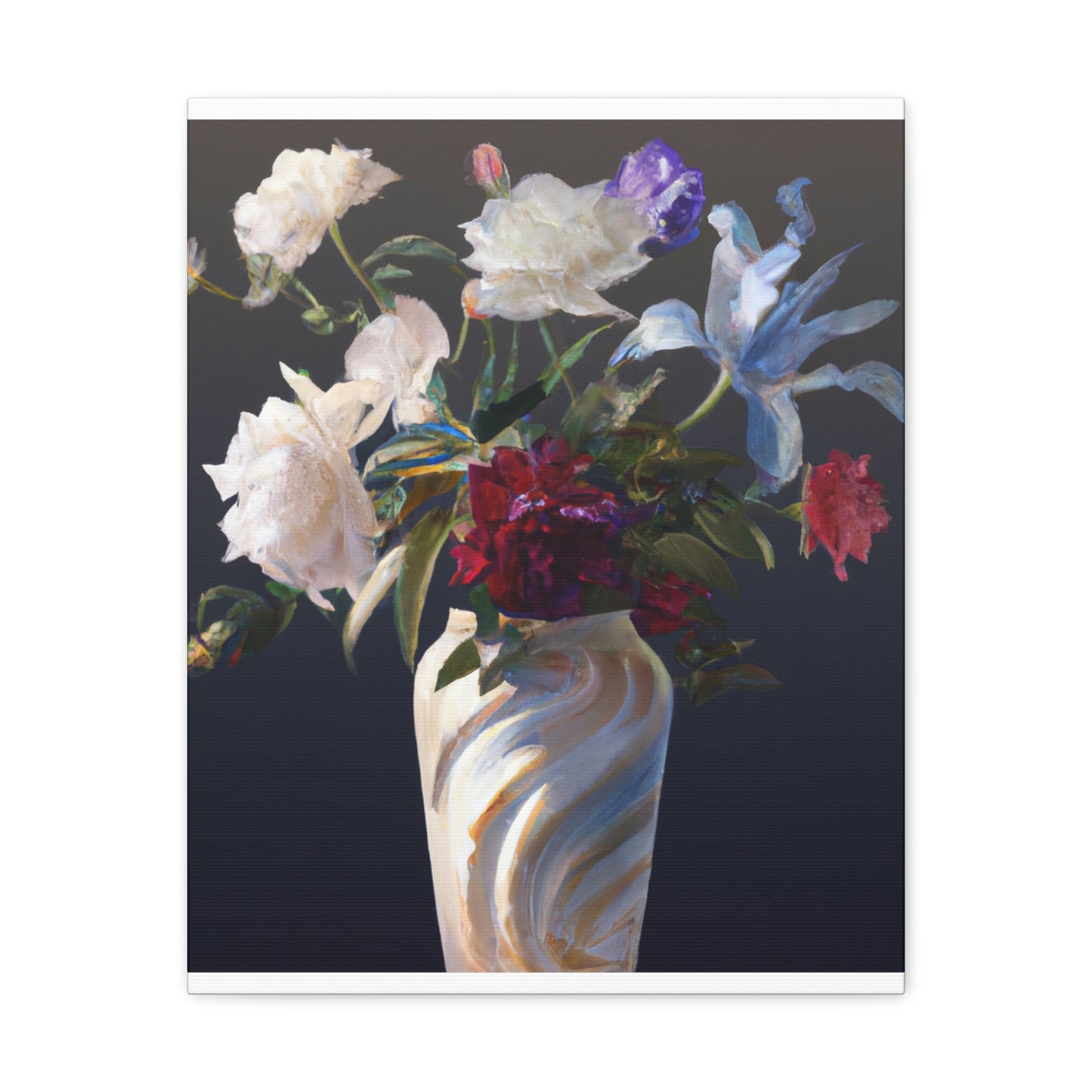 Floral Petal Splendor - Canvas