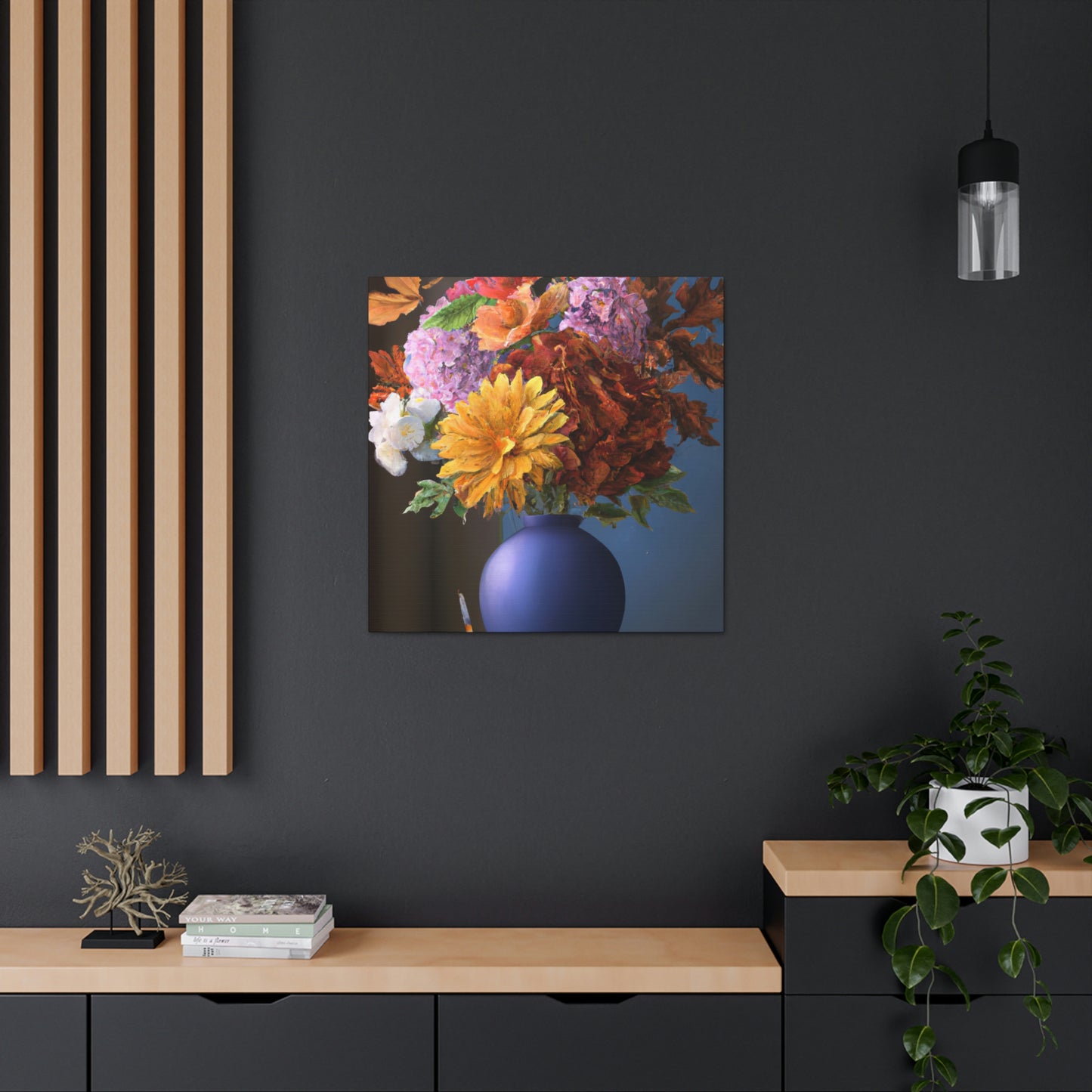 Floral Bloom Brilliance - Canvas