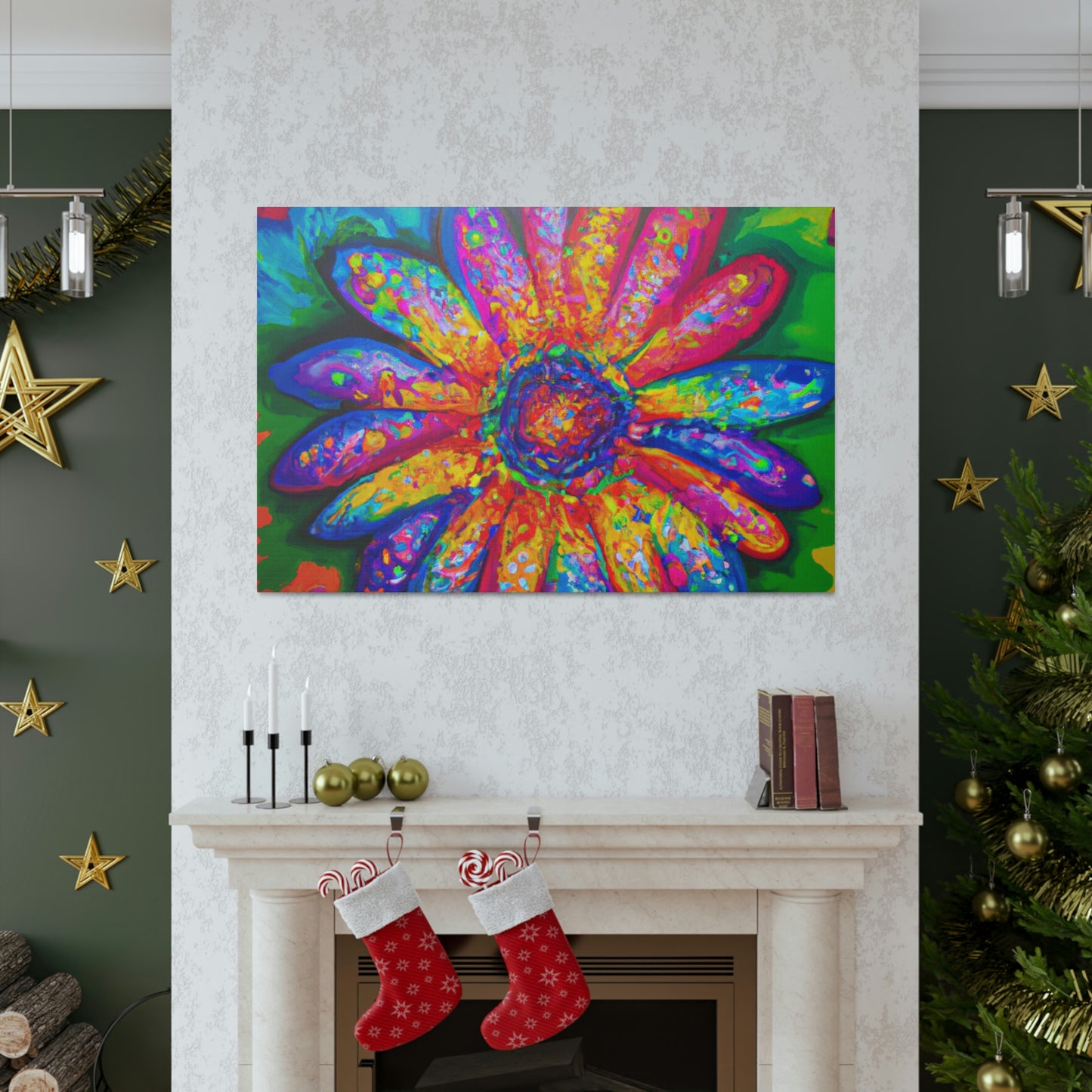 Vivid Blooms. - Canvas