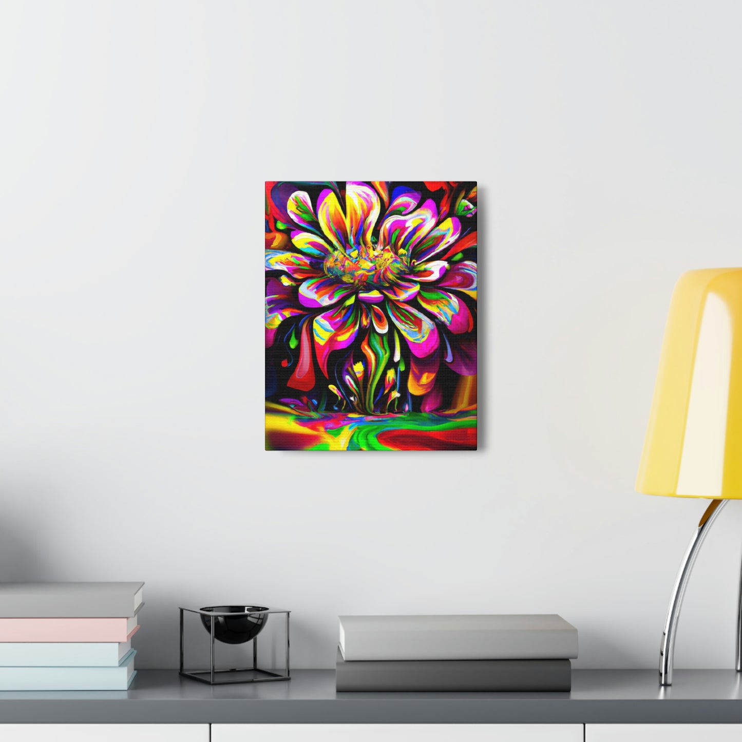Groovy Bloom. - Canvas