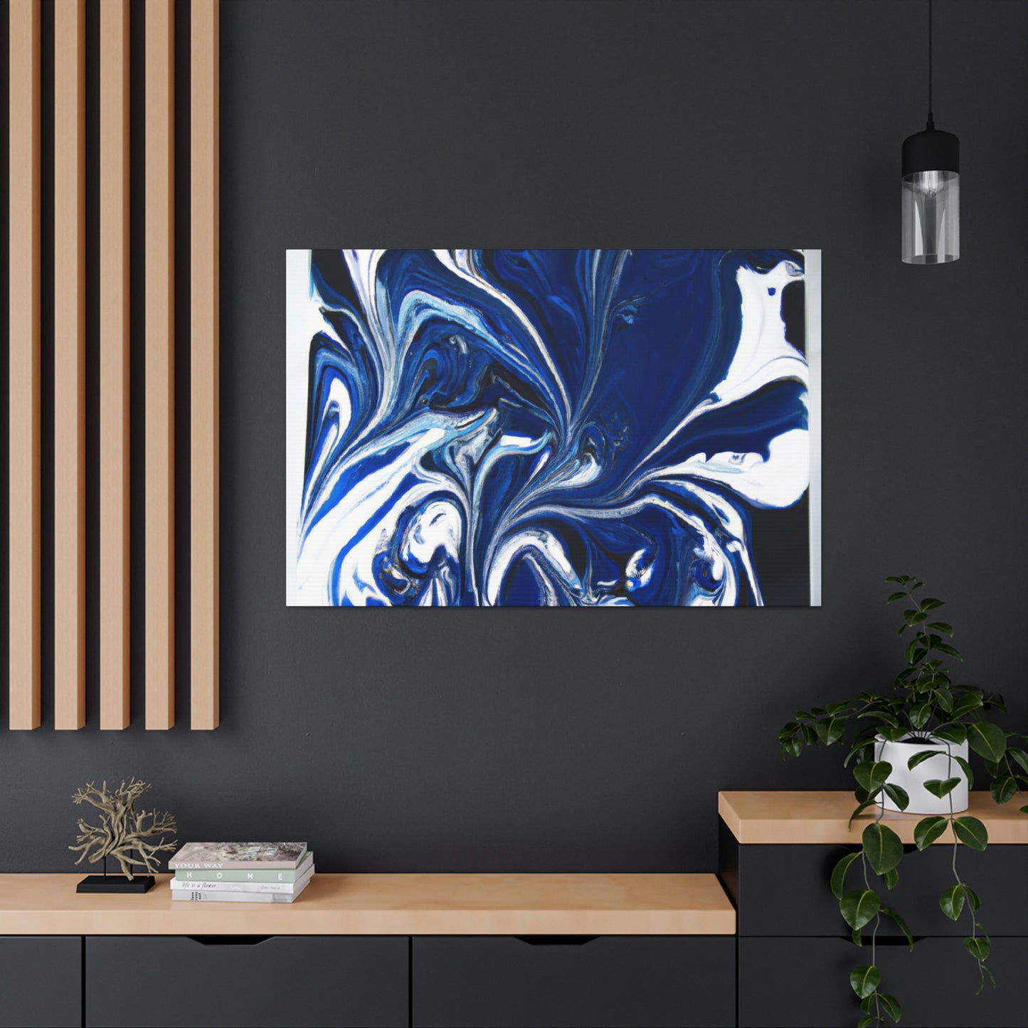 Blue Embrace. - Canvas