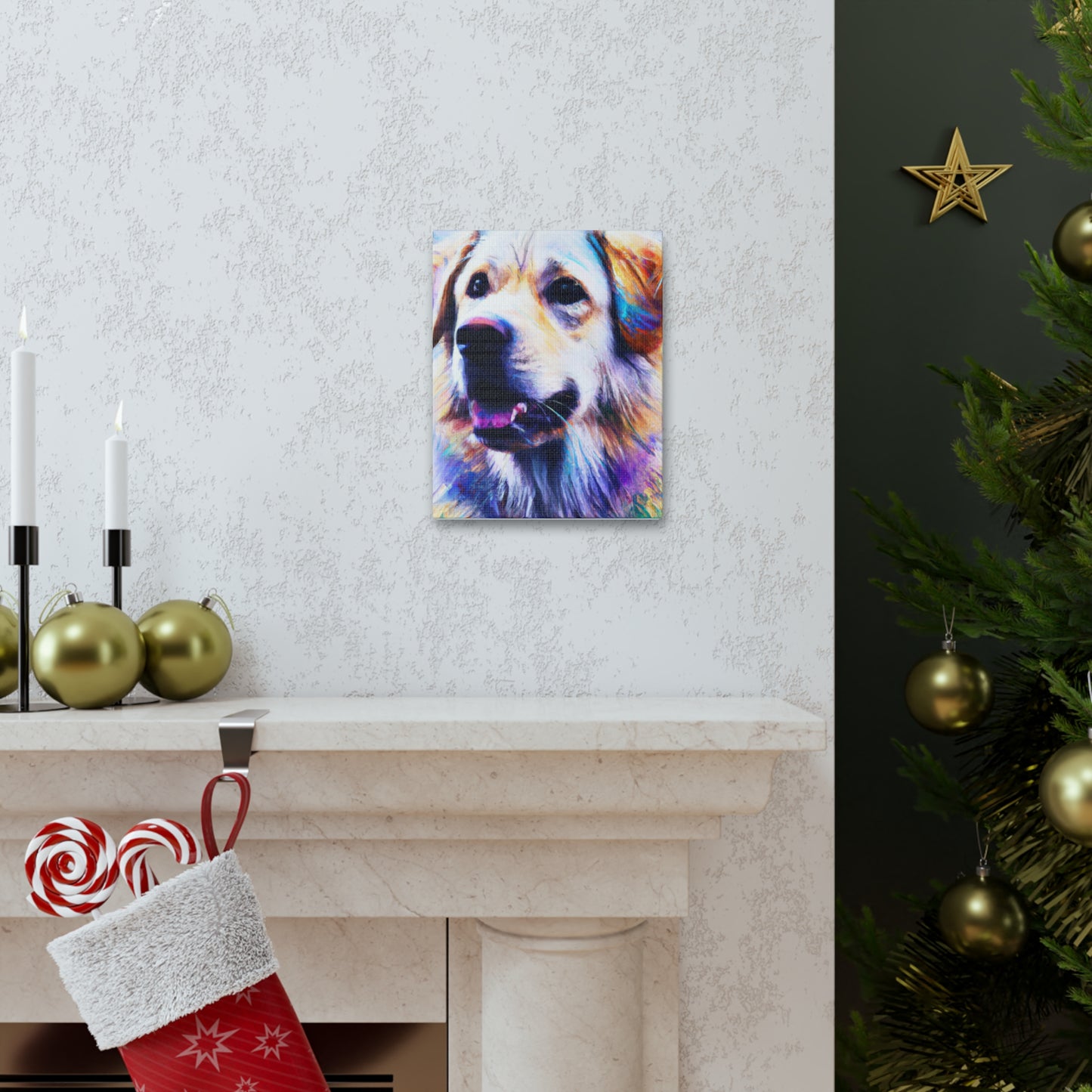 "Canine Elegance" - Canvas