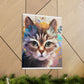 Feline Floral. - Canvas