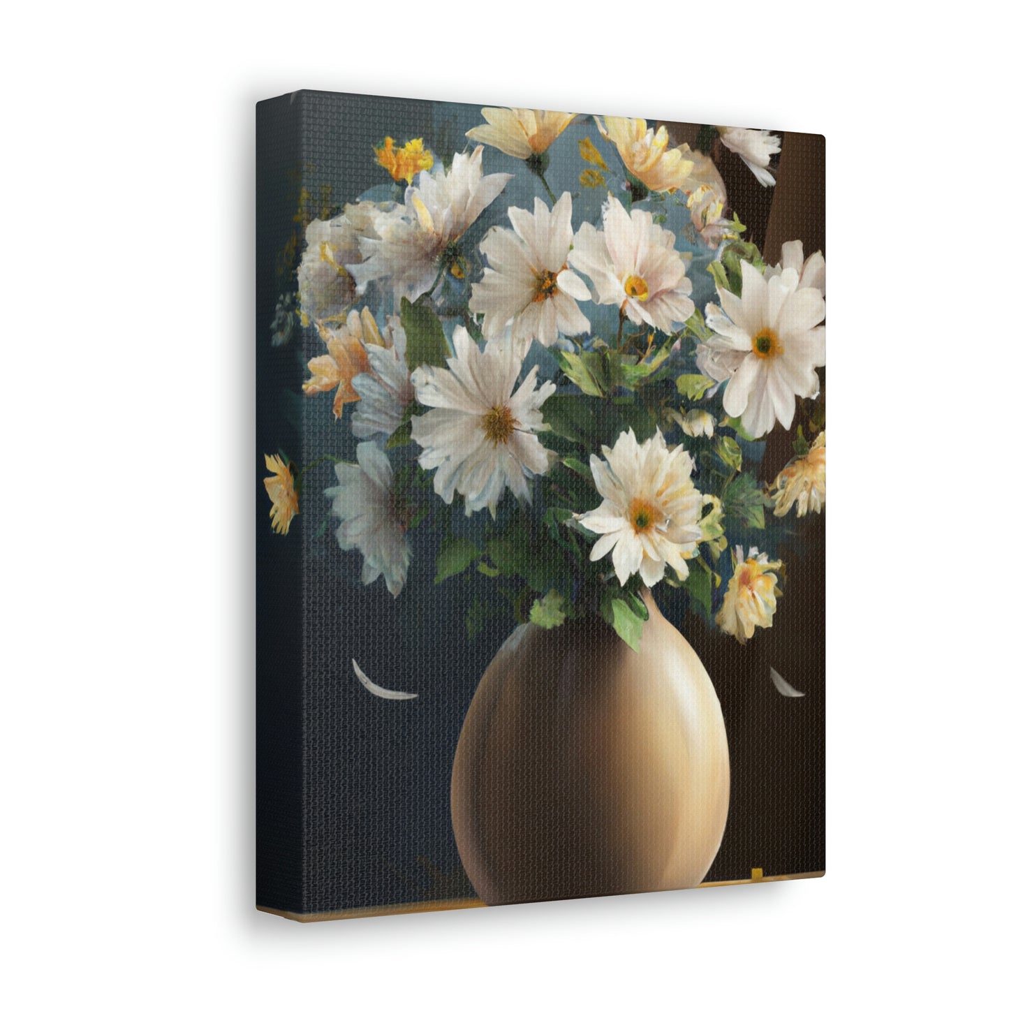 Vase Floral Splendor - Canvas