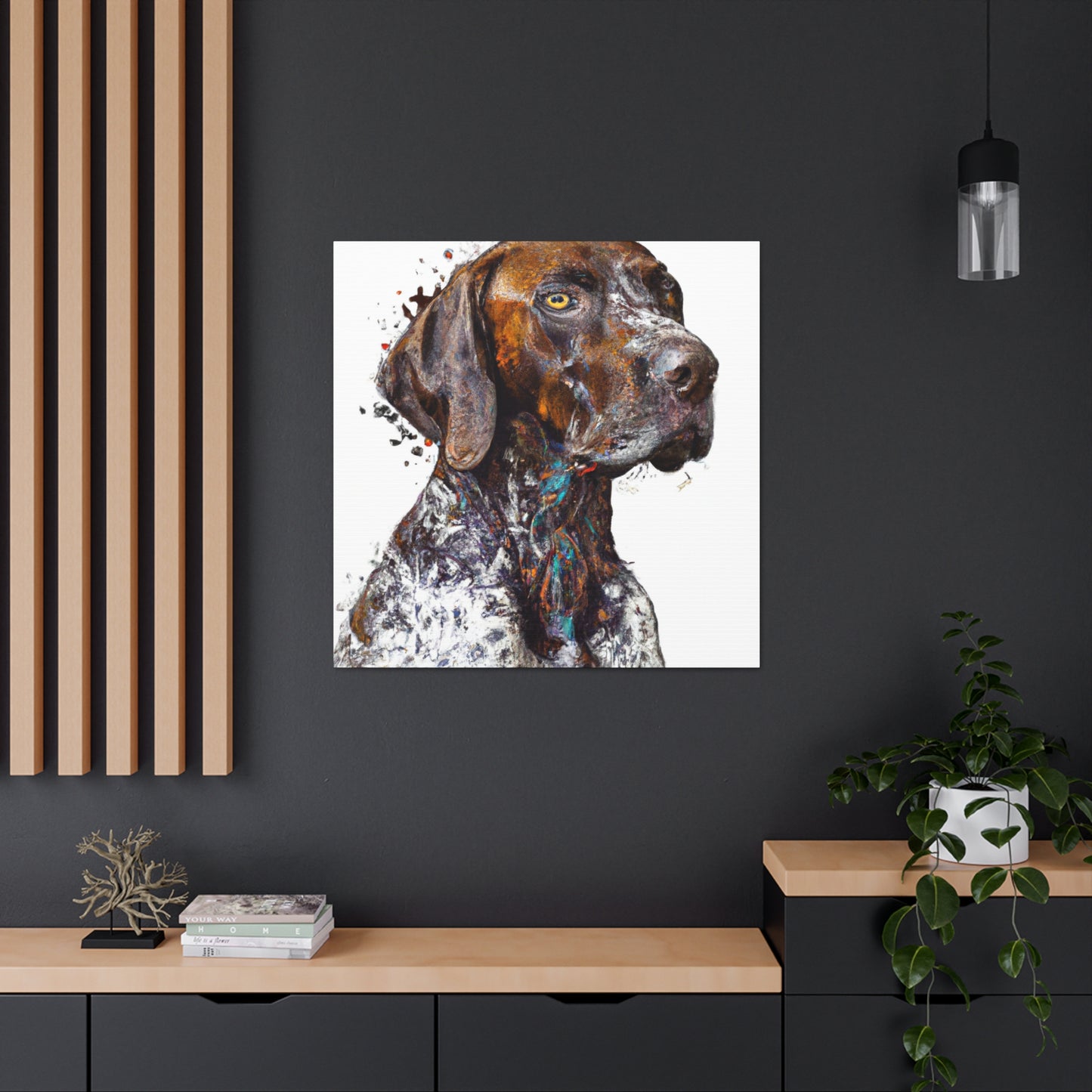 Furry Splendor. - Canvas