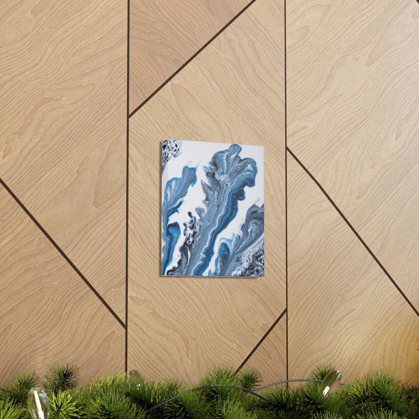 Blue Whirl - Canvas