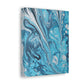 Aqua Swirl. - Canvas