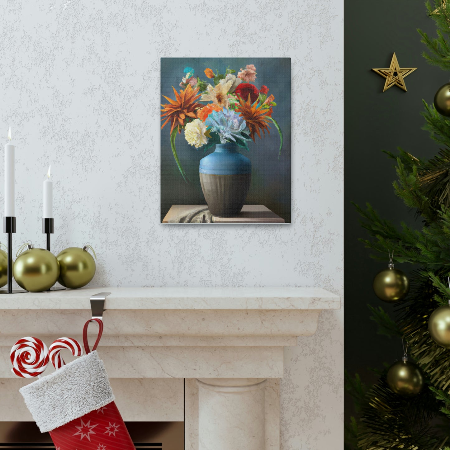 Joyous Floral Lush - Canvas