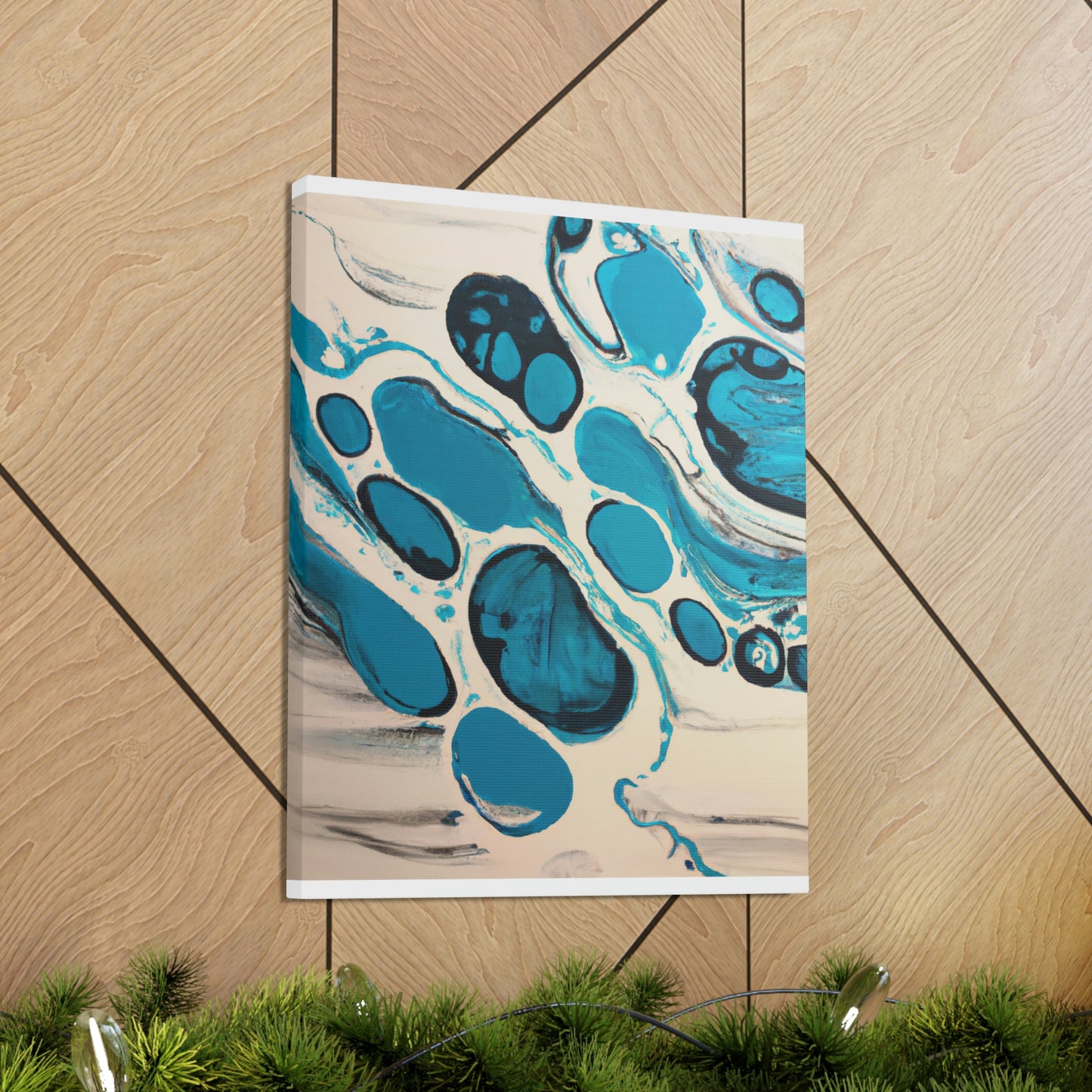 "Aqua Flow" - Canvas