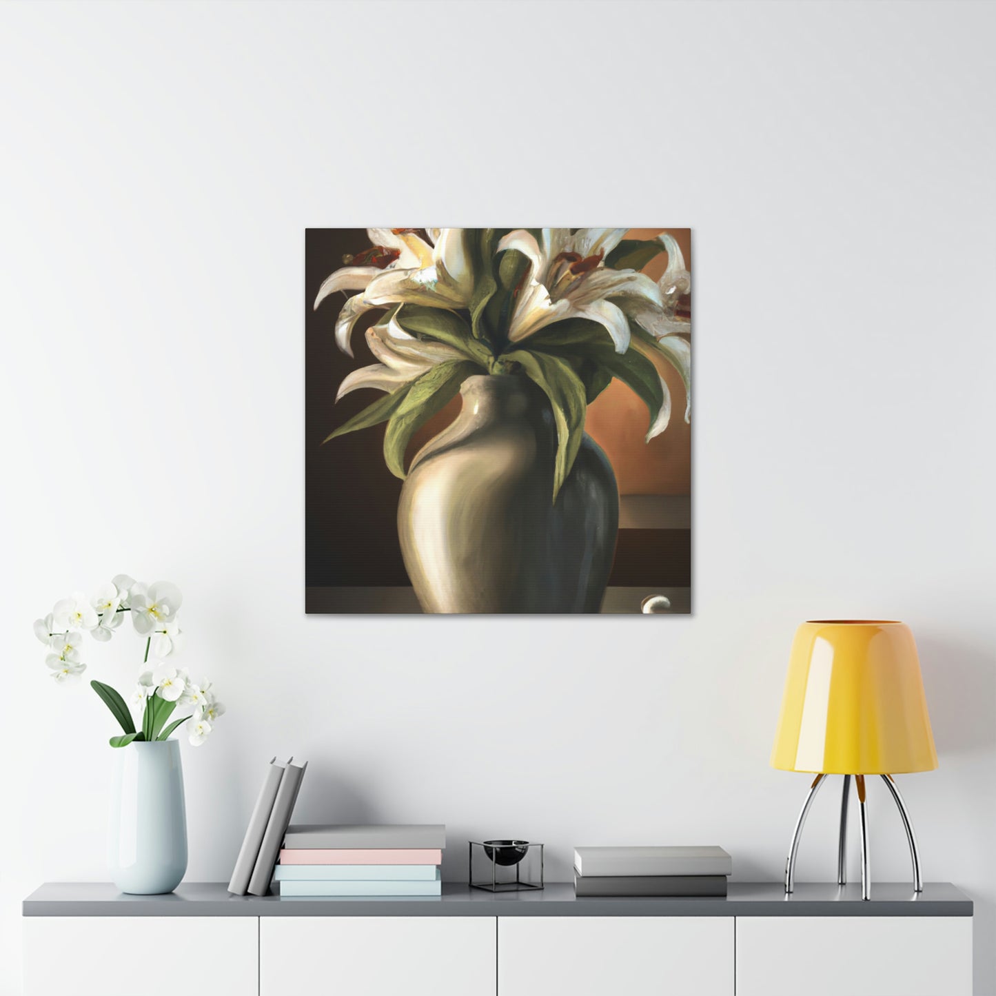 "Vase of Blossoms" - Canvas