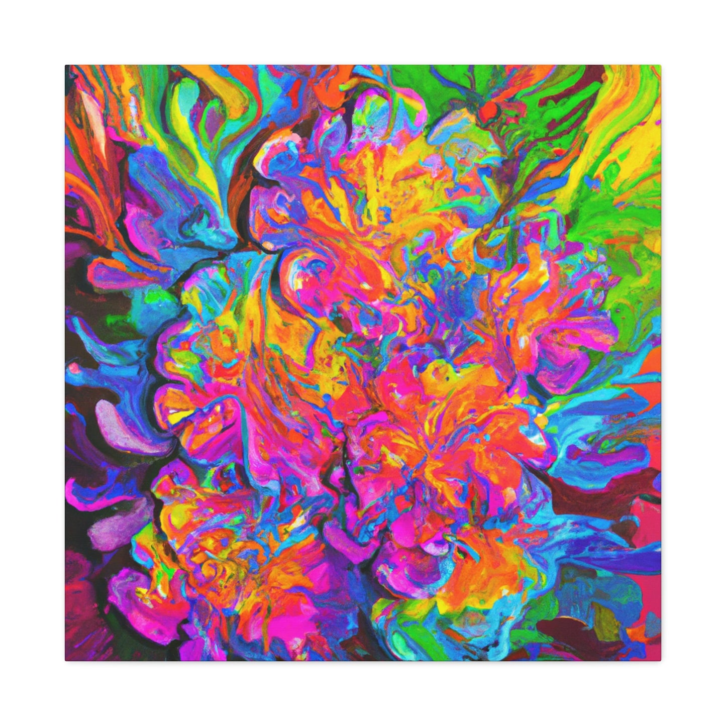 Vivid Blooms. - Canvas