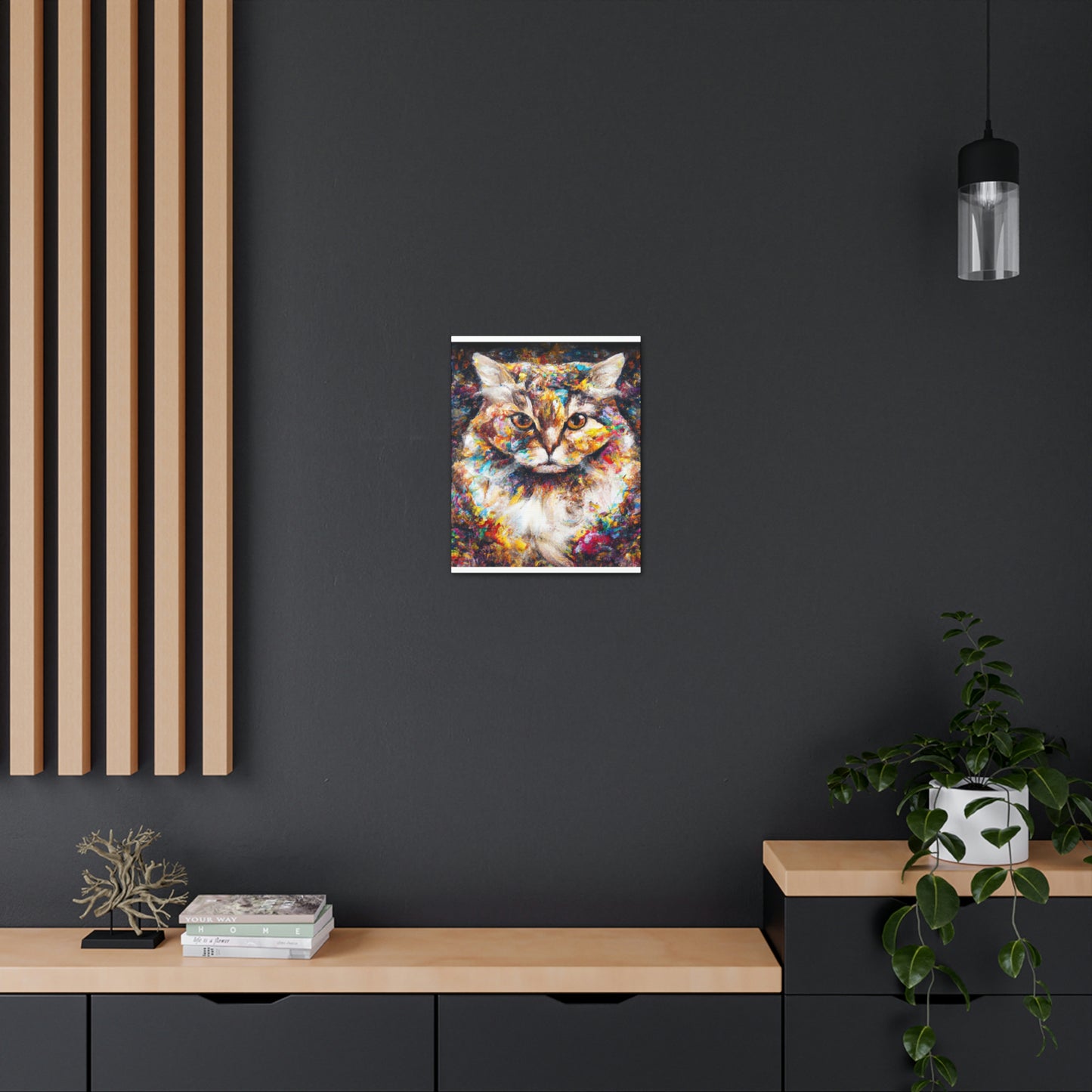 Flower Cat - Canvas
