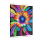 Psychedelic Bloom. - Canvas
