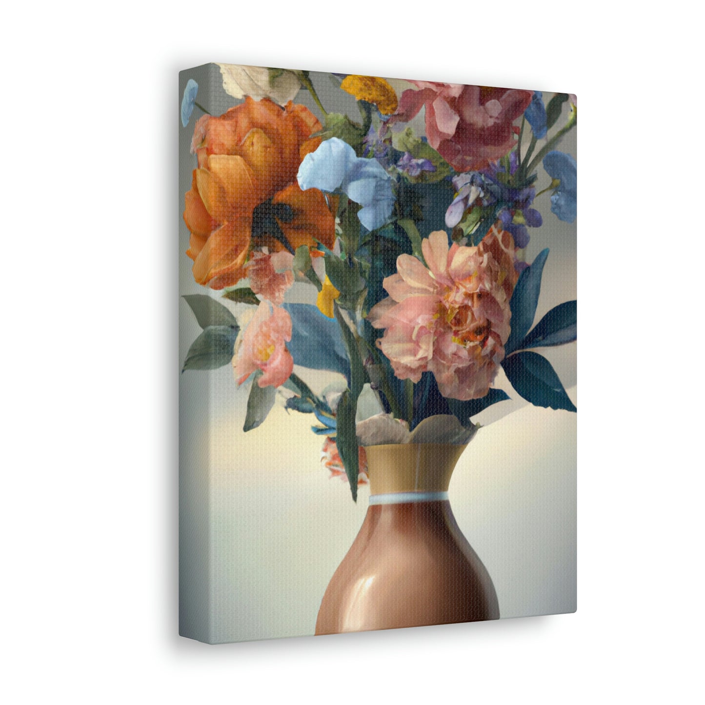 Blooming Floral Splendor. - Canvas