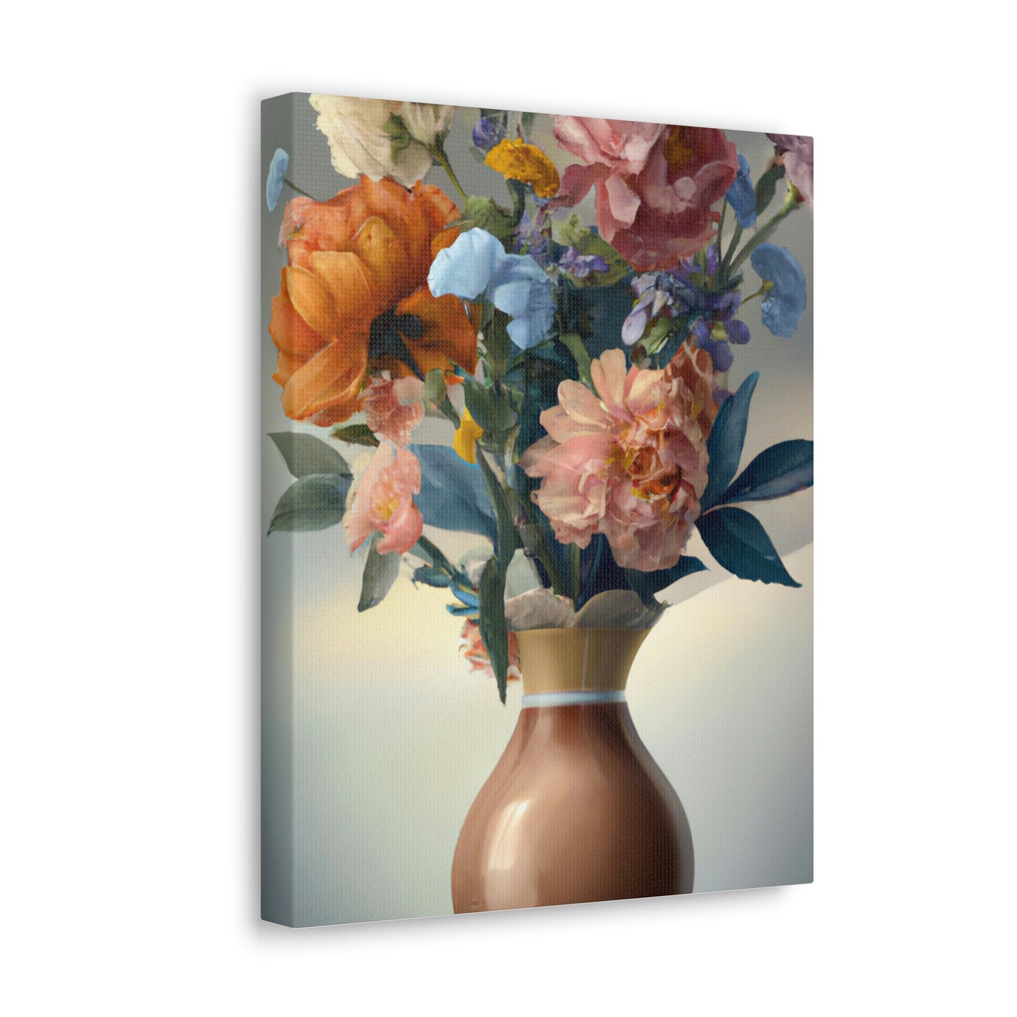 Blooming Floral Splendor. - Canvas