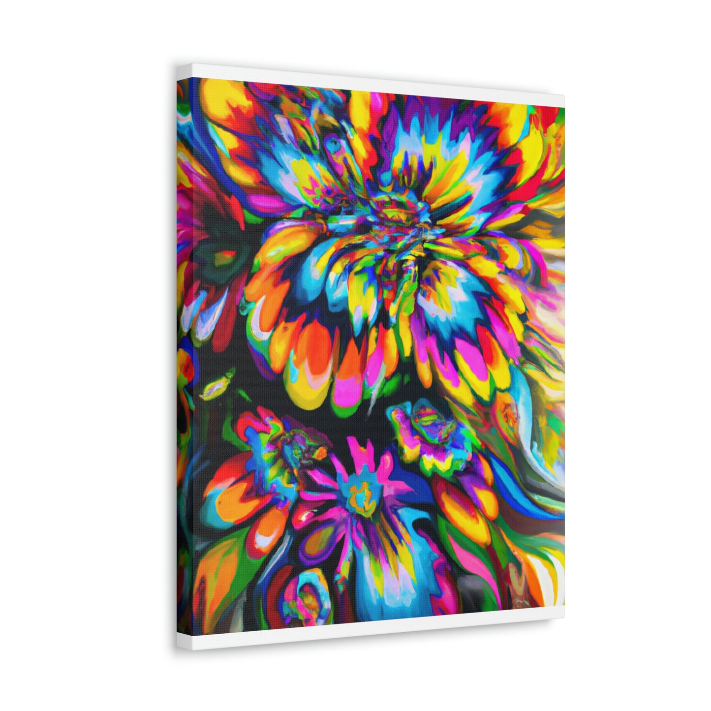 Joyful Bloom. - Canvas