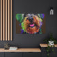 Canine Colorful. - Canvas