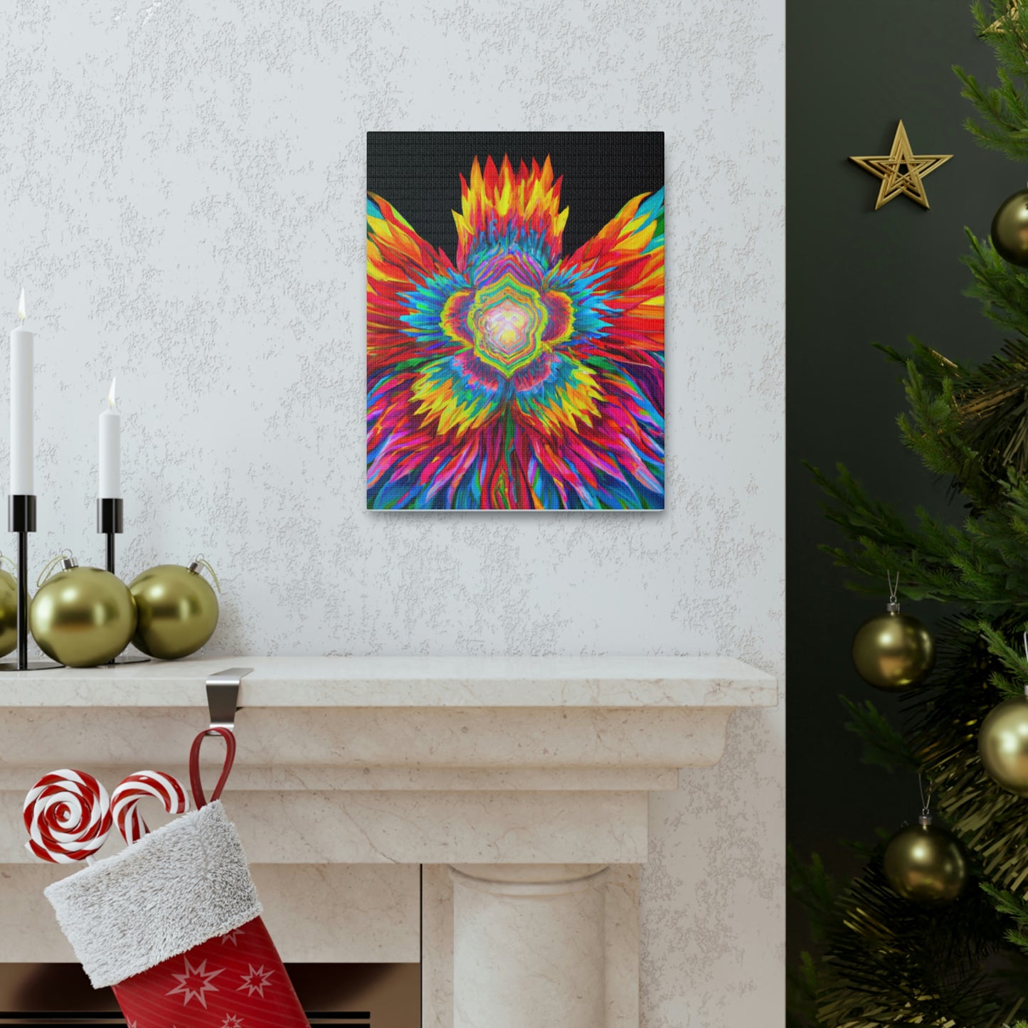 Vivid Botanica. - Canvas