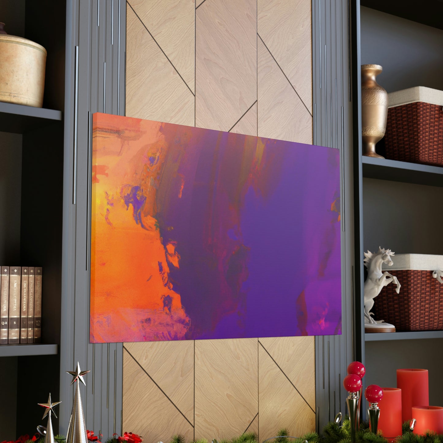 "Brushed Hues" - Canvas