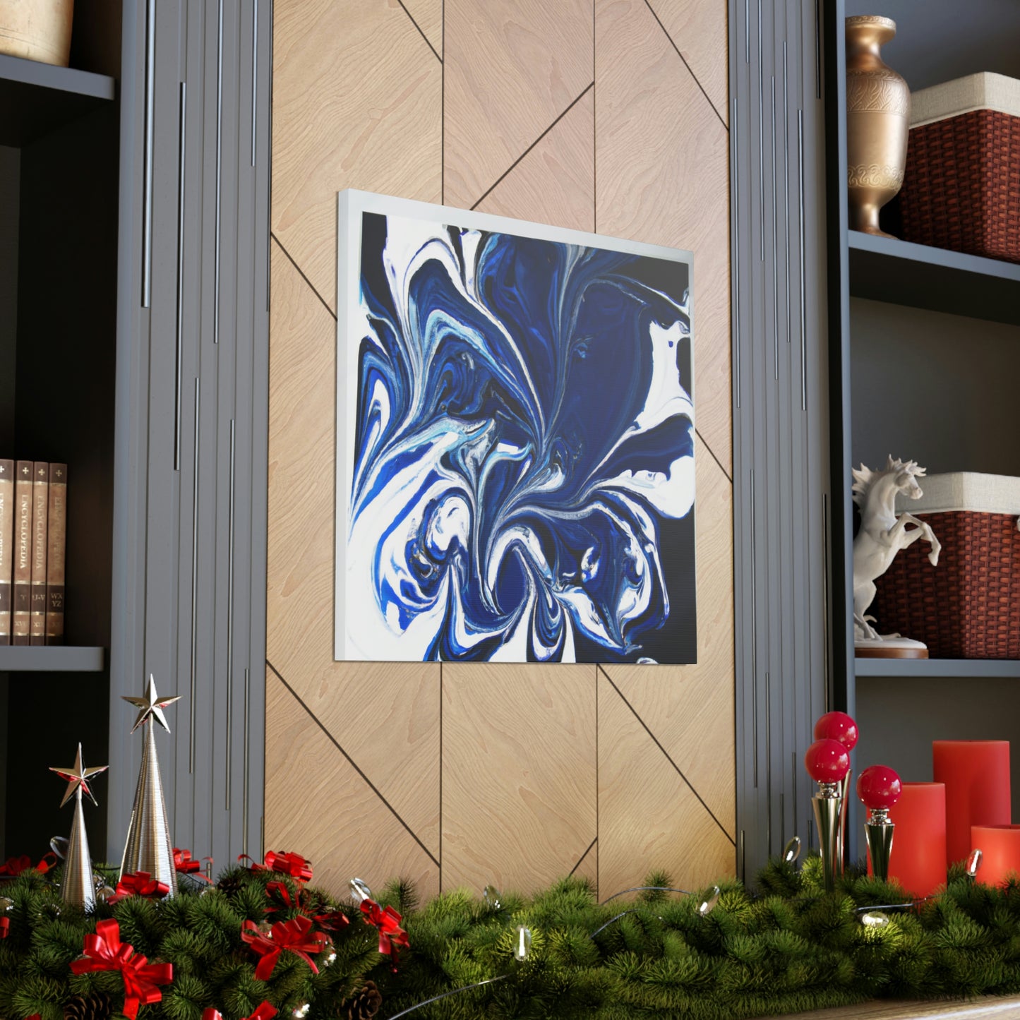 Blue Embrace. - Canvas