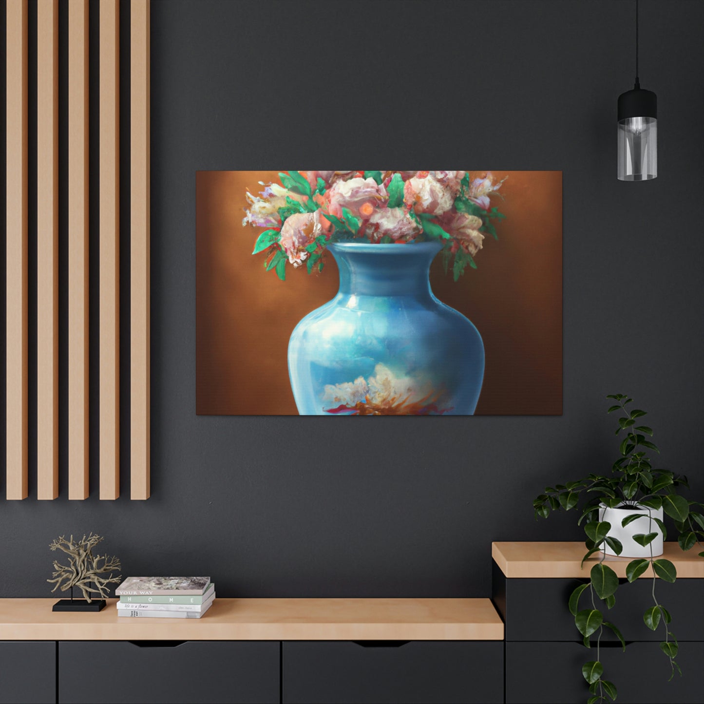 Floral Embellishment. - Canvas