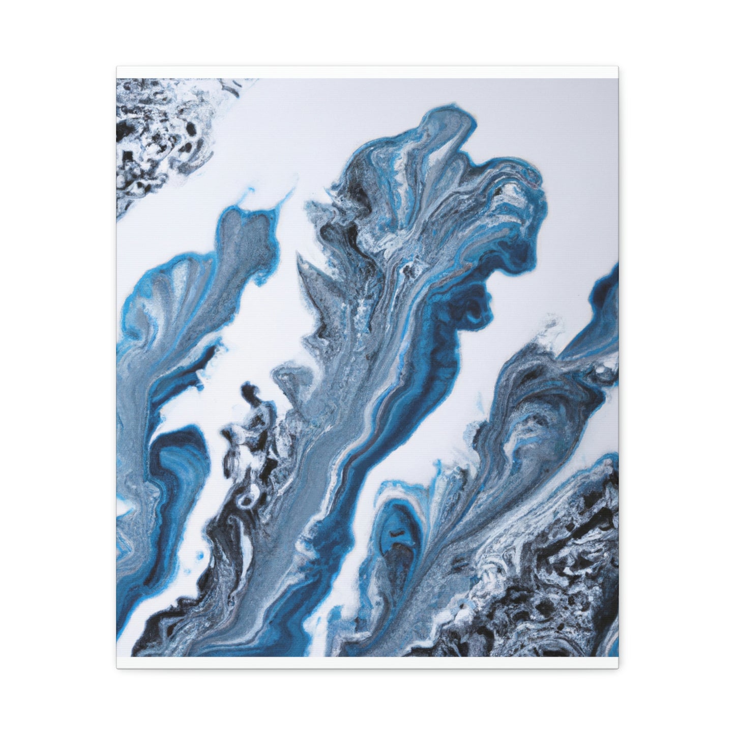 Blue Whirl - Canvas