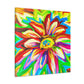 Vivid Floral Vibe. - Canvas