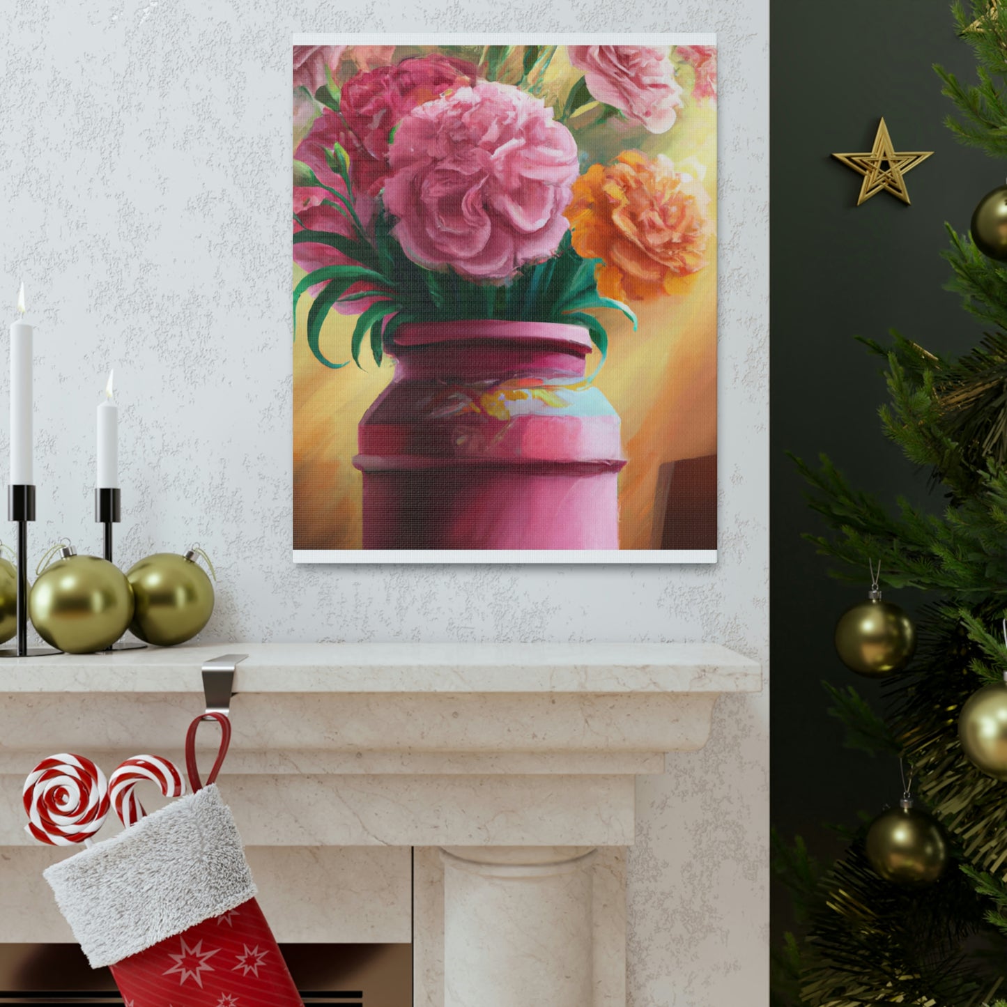 Vase Blossom Bliss - Canvas