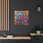 Psychedelic Bloom. - Canvas
