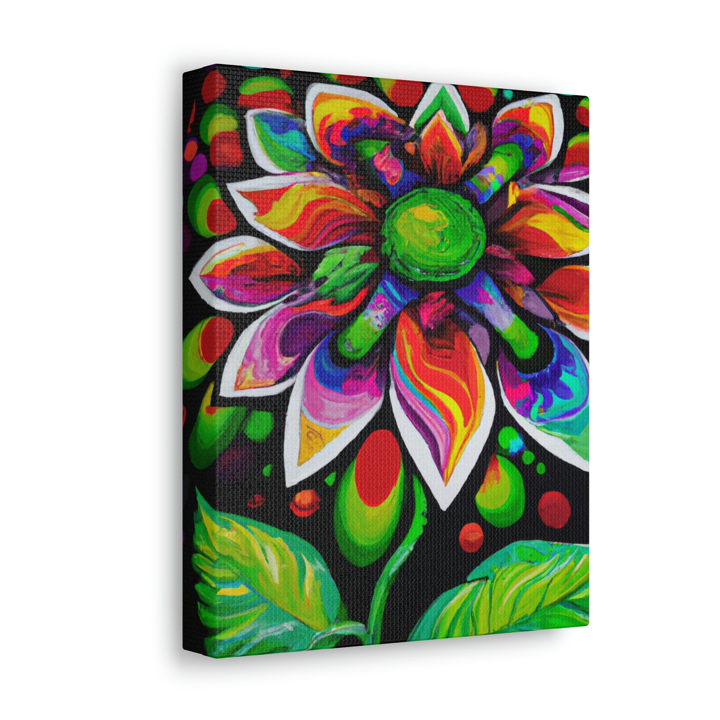 Vibrant Bloom. - Canvas