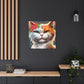 Feline Flora - Canvas