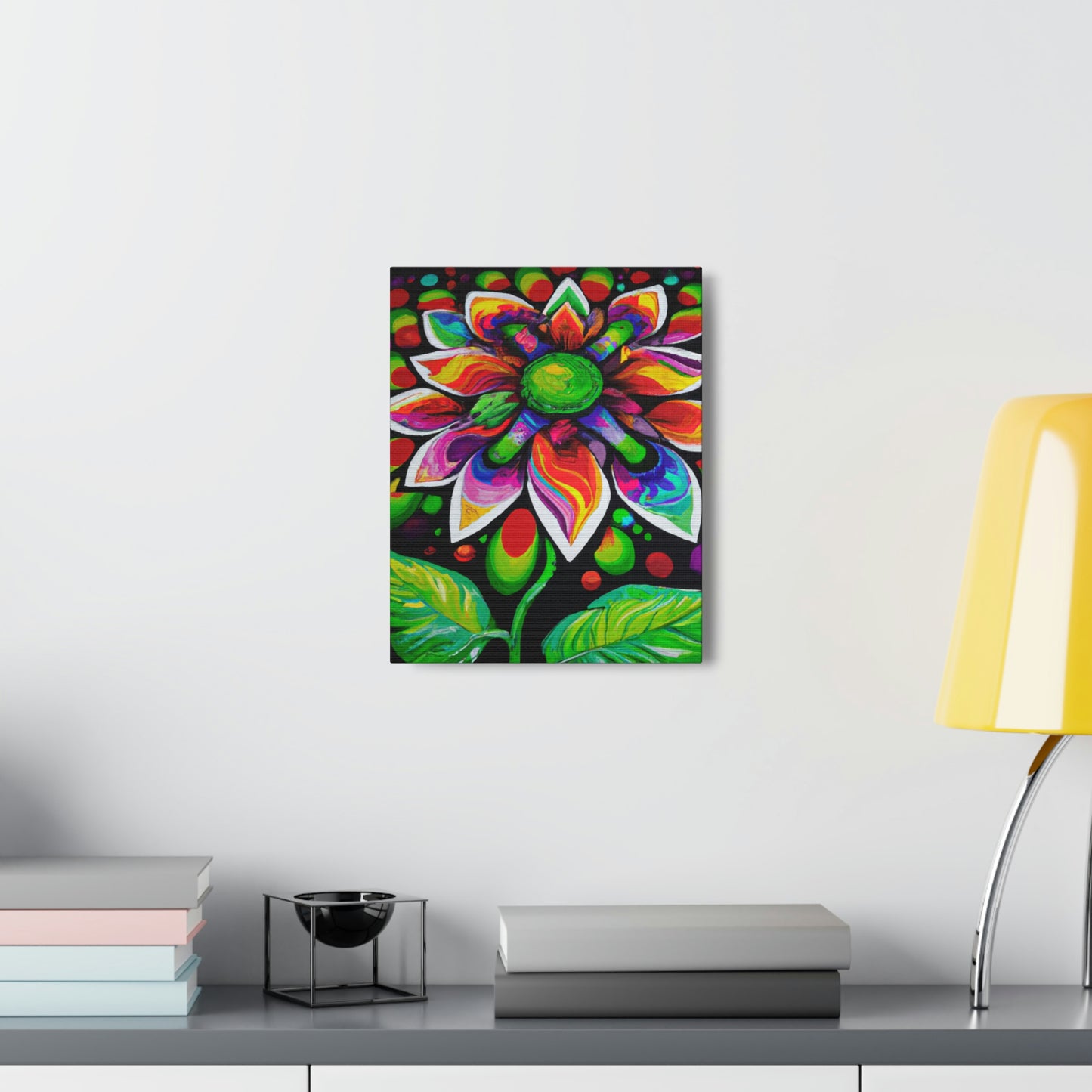 Vibrant Bloom. - Canvas