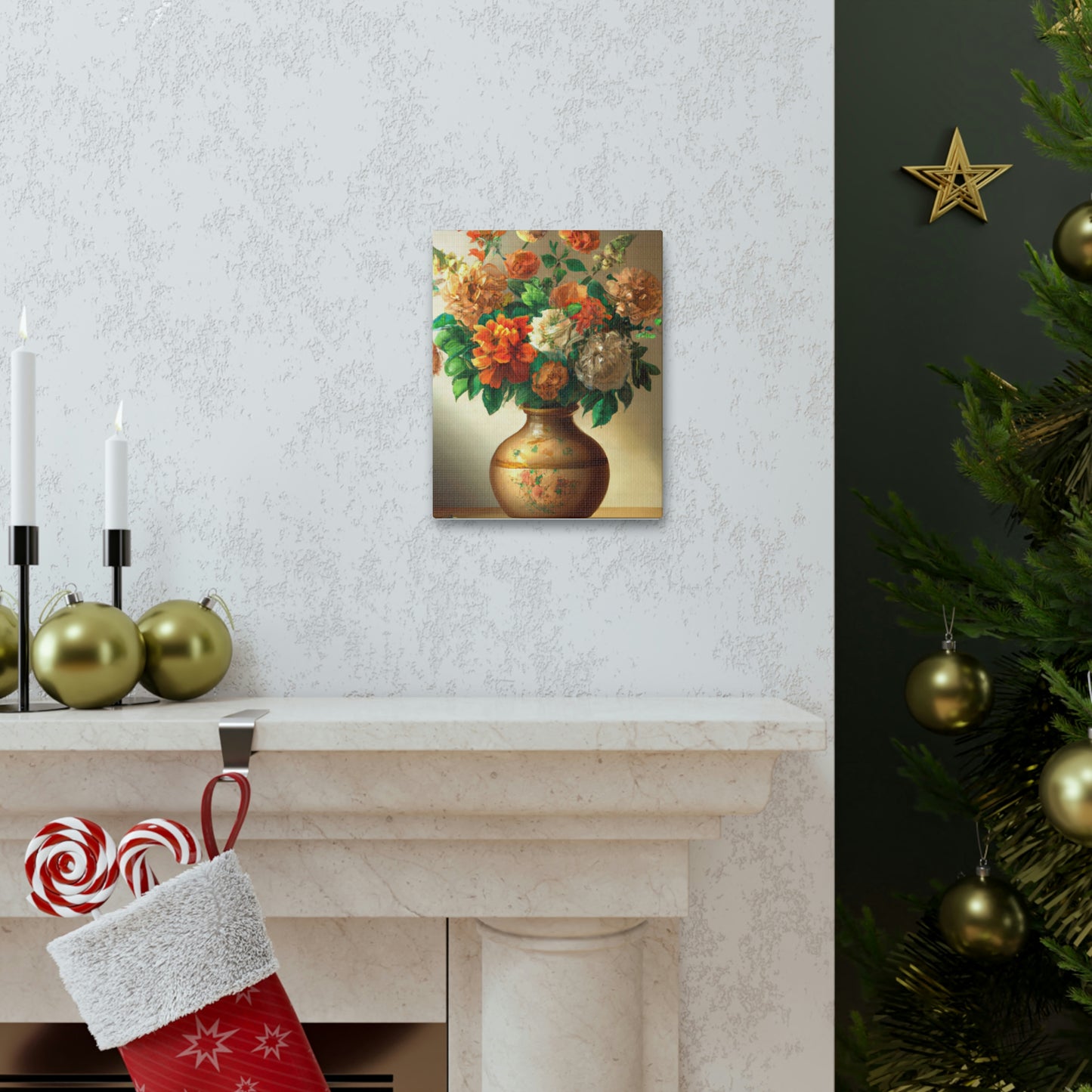 Floral Finesse Honed. - Canvas
