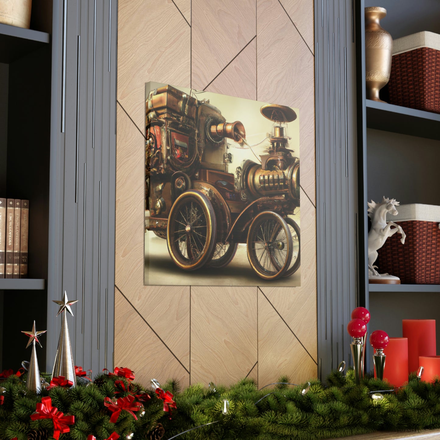 Steampunk Motor. - Canvas