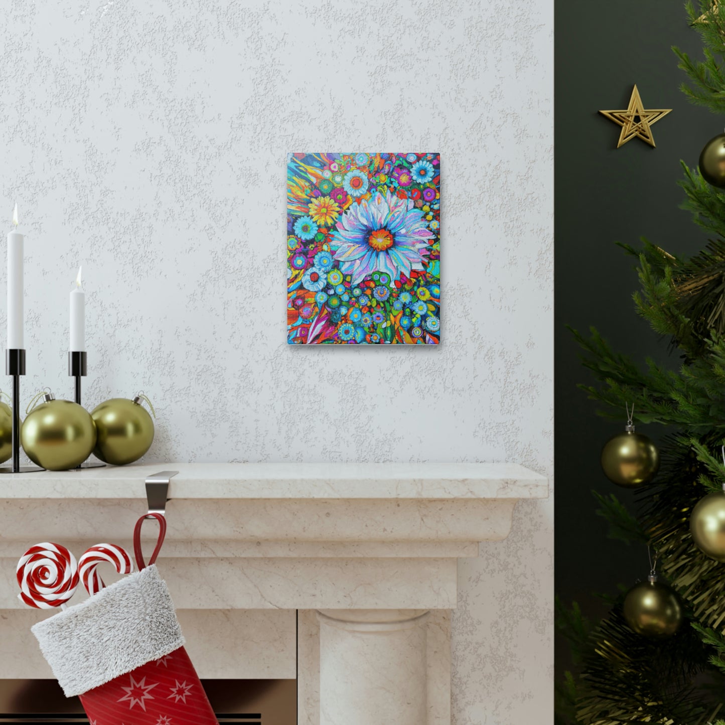 Vibrant Blooms. - Canvas
