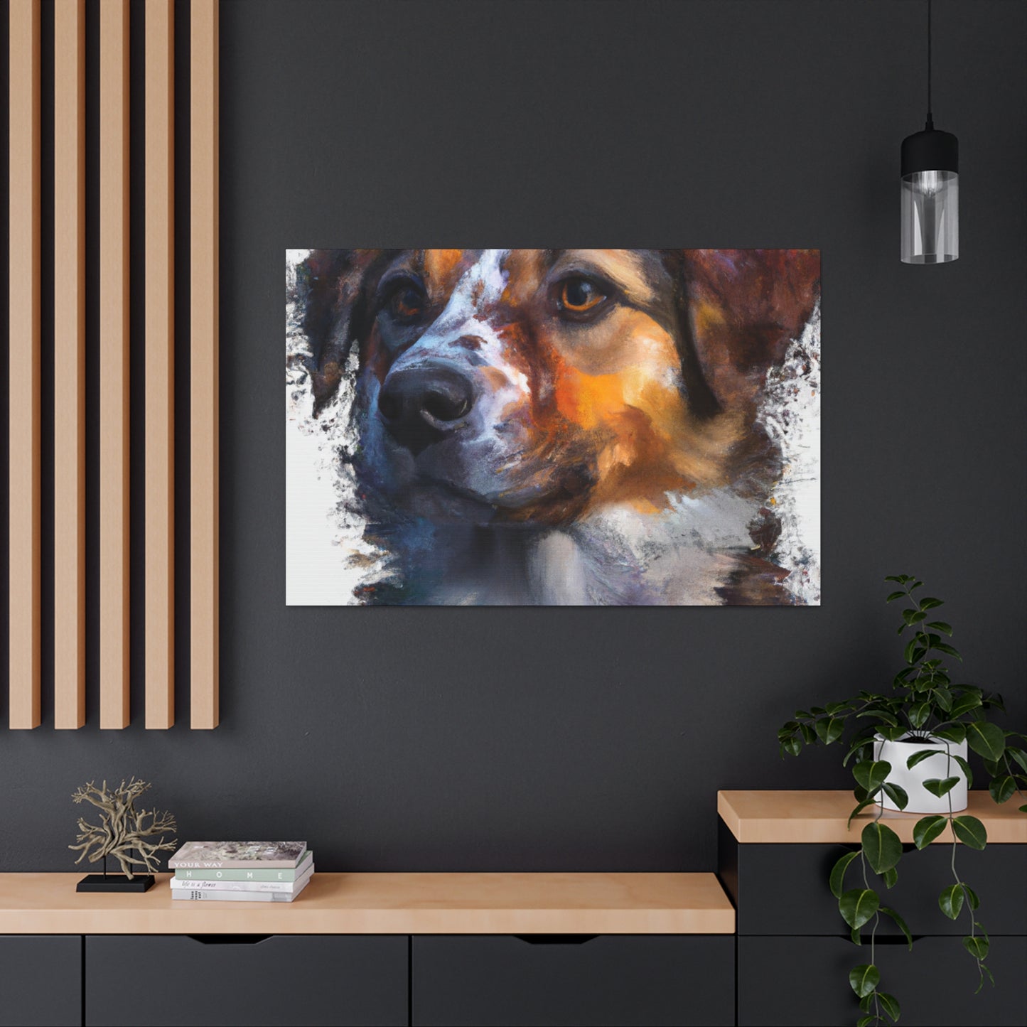 Furry Frenzy. - Canvas