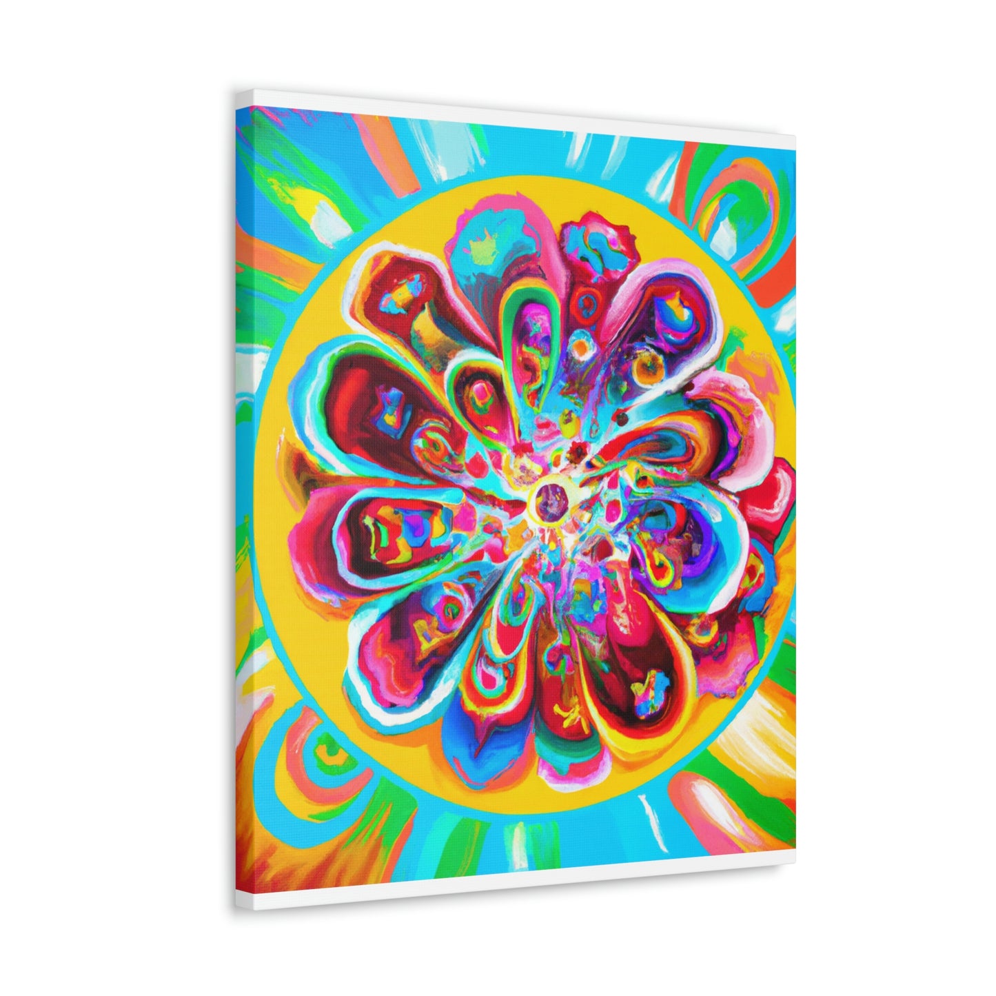 "Psychedelic Bloom" - Canvas