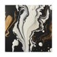 Gold Splash Galaxy. - Canvas
