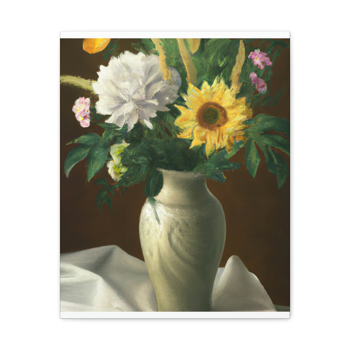 Floral Essence Glow. - Canvas
