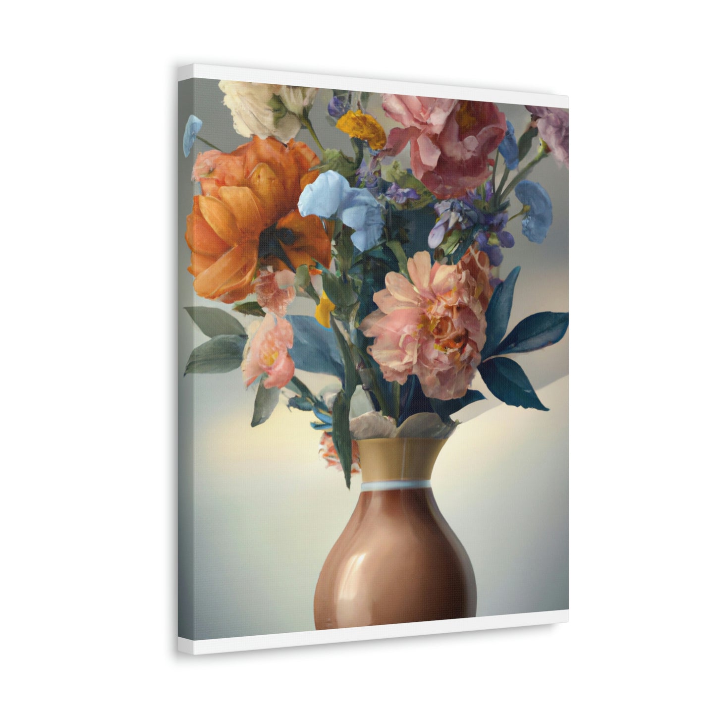 Blooming Floral Splendor. - Canvas