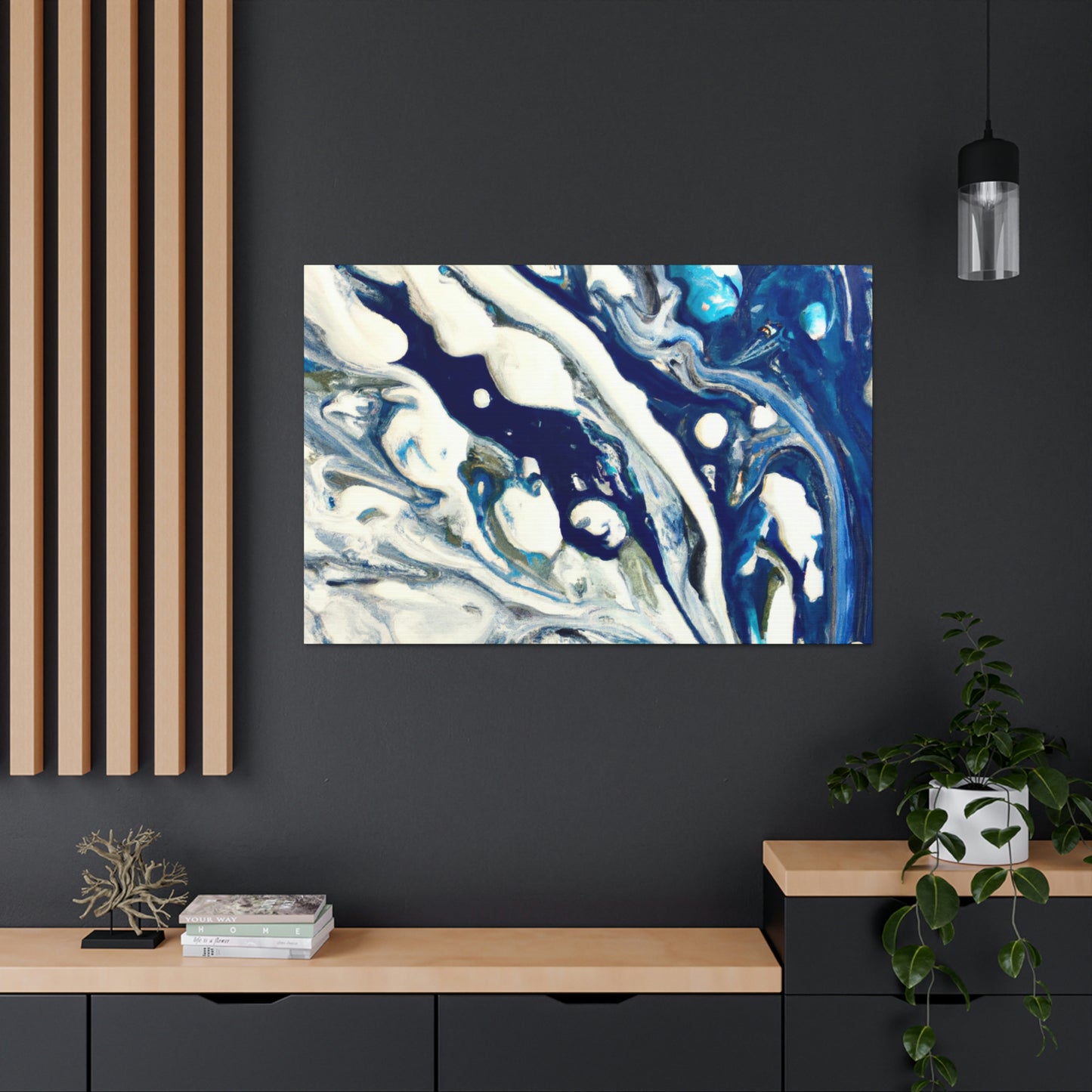 "Lagoon Flow" - Canvas