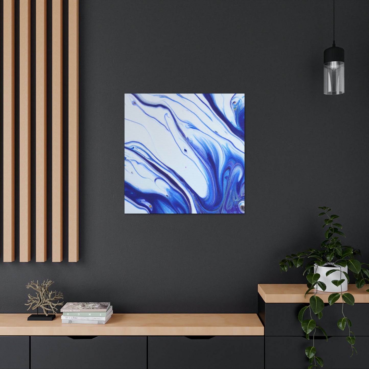 Aqua Sky. - Canvas
