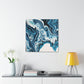 "Blue Harmony". - Canvas