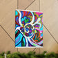 Psychedelic Bloom. - Canvas