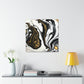 Ebony Gilded Flux - Canvas