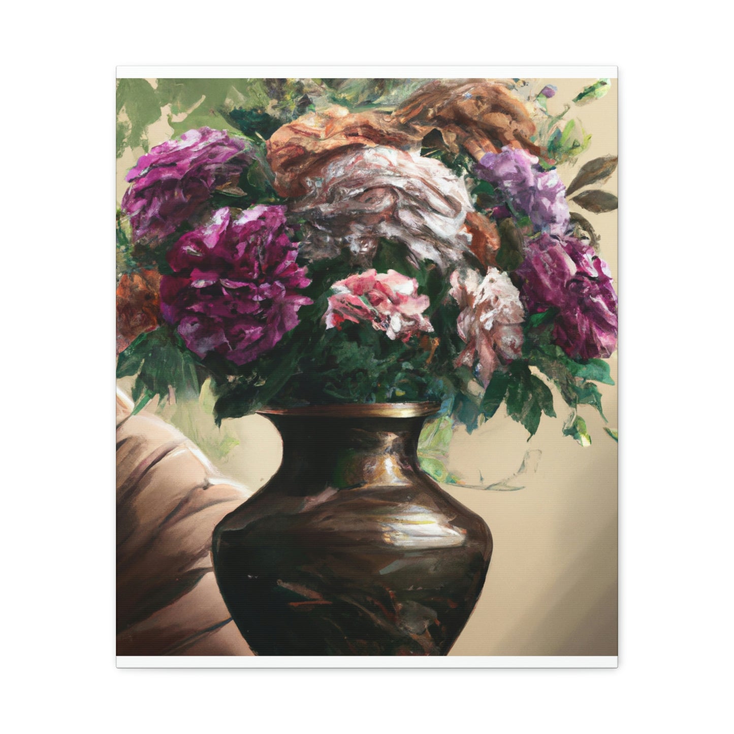 "Petal Palette Foliage". - Canvas
