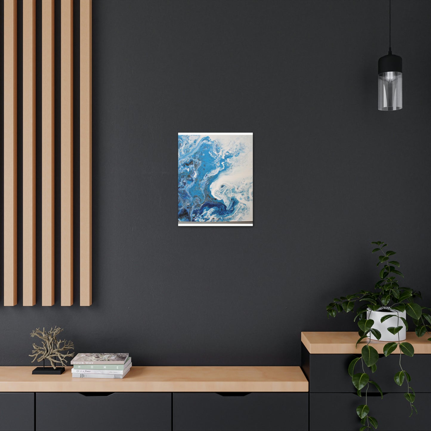 "Blue Spark" - Canvas